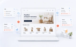 Ошибки интернет-магазина: продажи, SEO и учёт